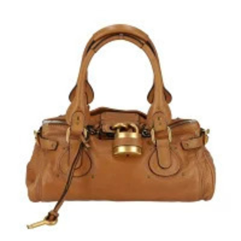Chloe Paddington Leather Handbag Black